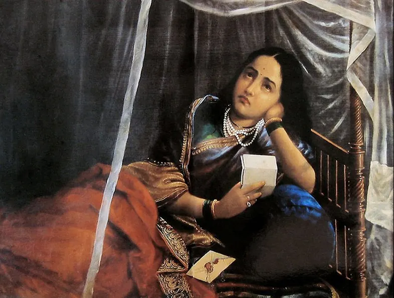 Illustrative Painting. By Raja Ravi Varma